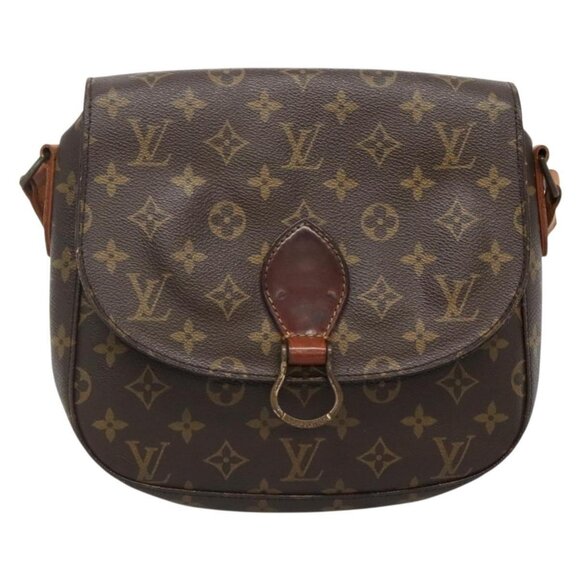 Authentic LOUIS VUITTON Monogram Saint Cloud GM Shoulder Bag Vintage M51242 - Picture 5 of 16